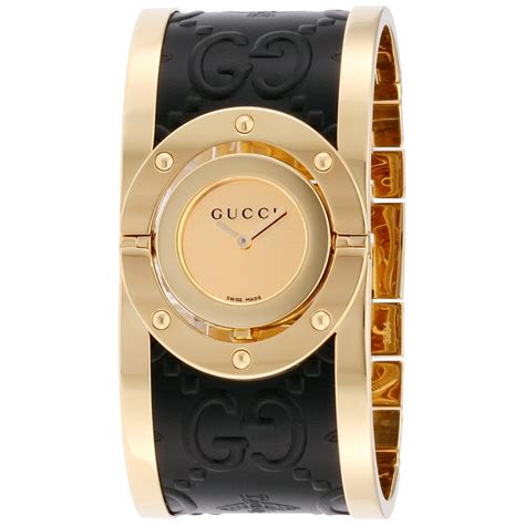 gucci gold bangle ladies watch|vintage Gucci gold bangle watch.